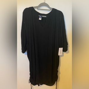 Black swimsuit cover